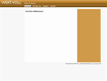 Tablet Screenshot of hausundgarten.wert-voll.ch
